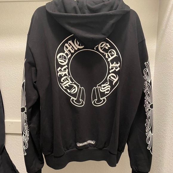 chrome hearts men’s black hoodie